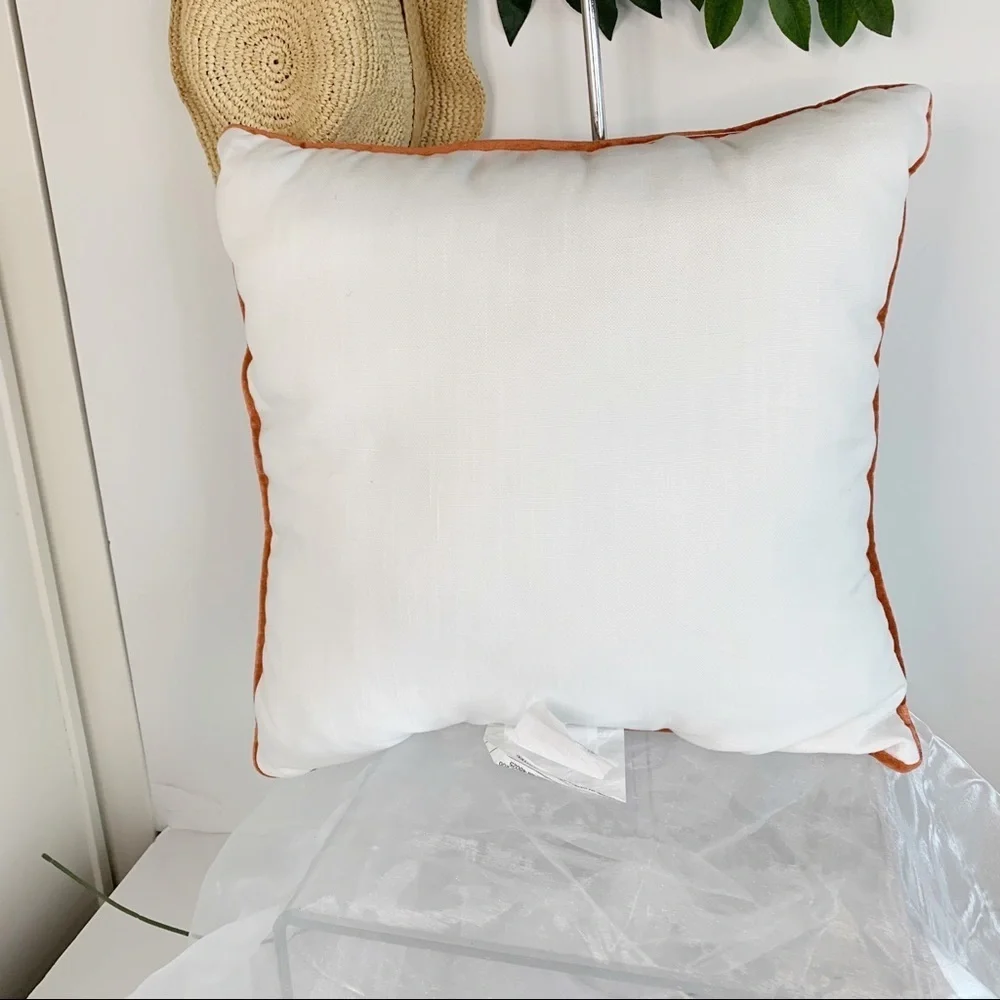 Red Harvest Fall Truck Black LabEmbroidered Pillow